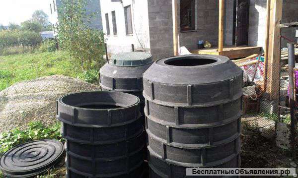 Монтаж колодца