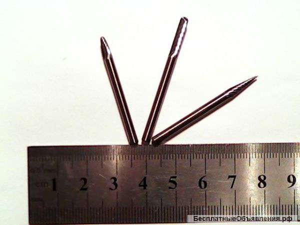 Твердосплавные фрезы, шлифовальные головки, хвостовик d=3 мм