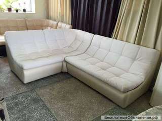 Модульный угловой диван в текстиле Velvet Lux