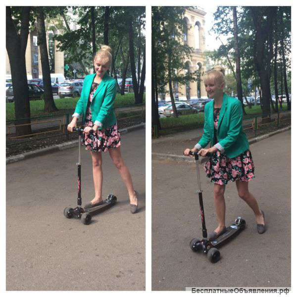 Самокат Micro Kickboard Monster Кикборд
