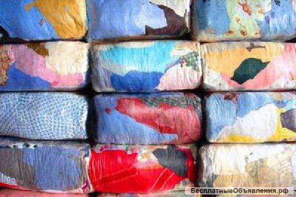 Ветошь. Обтирочные материалы.