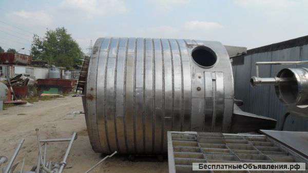 Объем -10 куб.м., емкости нержавеющие, с рубашкой