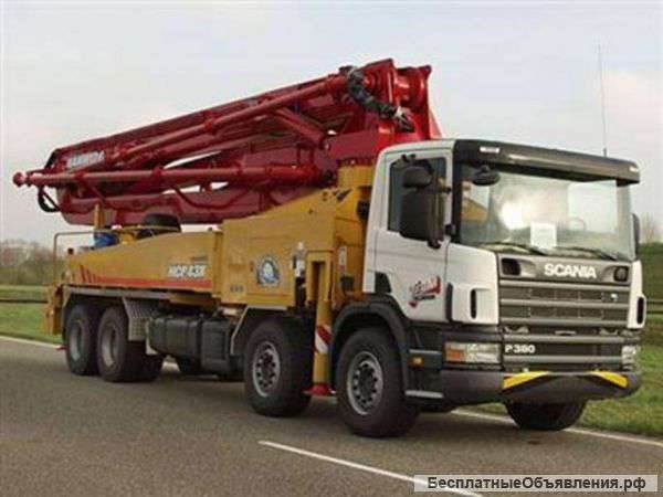 Аренда автобетононасоса