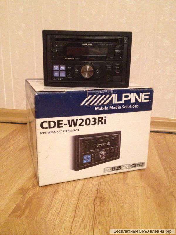 Магнитола Alpine CDE-W203Ri