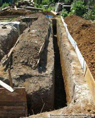 Землекопы, копка траншей