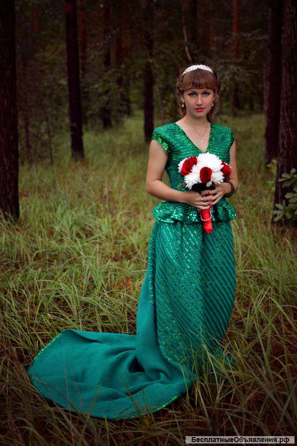 Дизайнерское платье ручной работы