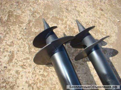 Установка винтовых свай