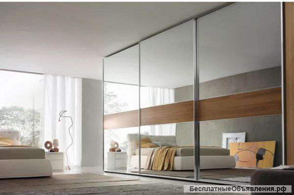 Ремонт шкафов купе,замена зеркала