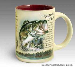 Кружка керамическая Largemouth Bass American Expedition