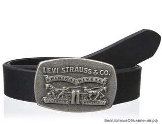 Ремень мужской Levis 40 mm 2 Horse Plaque (Black)