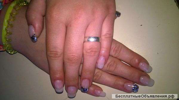Наращивание ногтей гелем