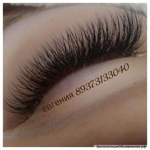 Наращивание ресниц 2D-6D