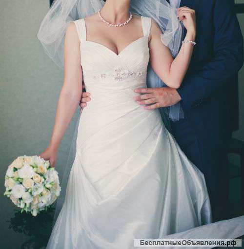 Шикарное свадебное платье