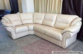 Новый кожаный угловой диван Лондон