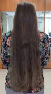 Срезы натуральных волос, неокрашенные