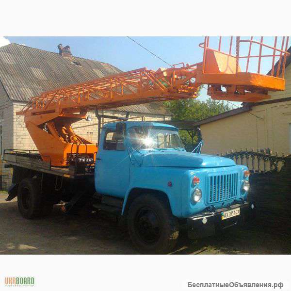 Требуется водитель на автовышку газ 53 телескоп
