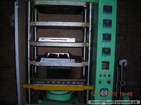 Станок для производства плитки из резиновой крошки