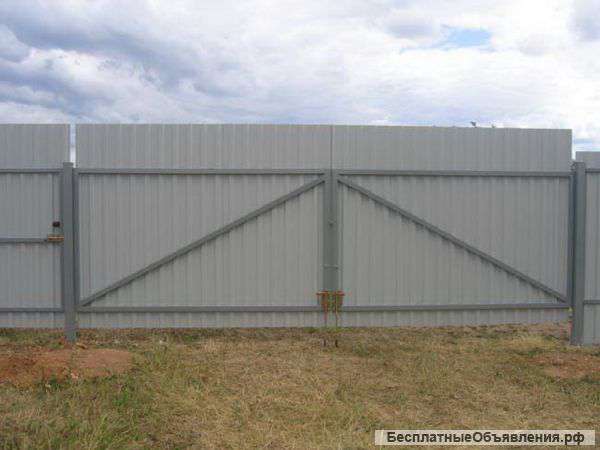 Ворота с калиткой