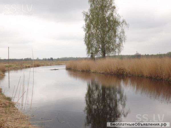 Участок с большим зданием