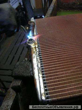 Пайка медных радиаторов