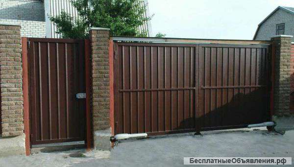 Откатные ворота, ролеты, секционные ворота