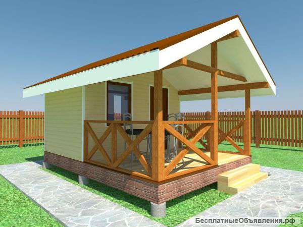 Каркасный дом 5 на 3,75 метра