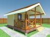 Каркасный дом 5 на 3,75 метра