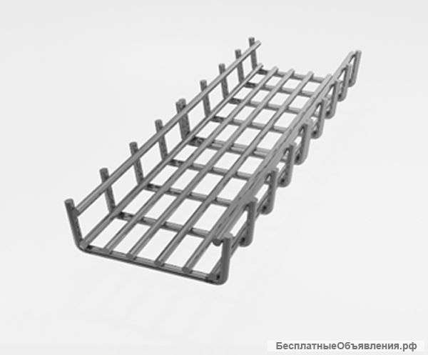 Проволочный лоток оцинкованный 300х60мм