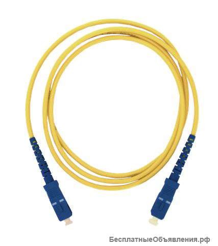 Шнур SC-SC, 50/125, Simplex, OM2, UPC, 1м (Exalan