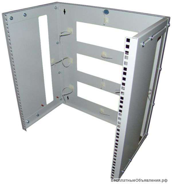 Кронштейн 19" настенный 12U, Г300-450мм RedGeN