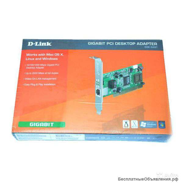 Сетевой адаптер D-Link DGE-528T (новый)