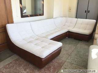 Модульный угловой диван Ланкастер в текстиле