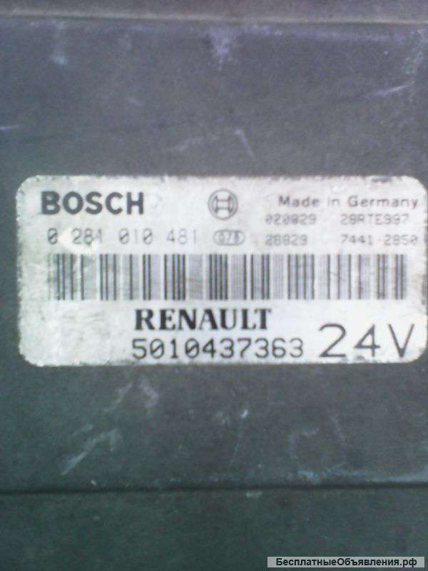 5010437363 блок управления двигателем для РЕНО МАГНУМ