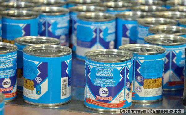Продукты питания из Республики Беларусь
