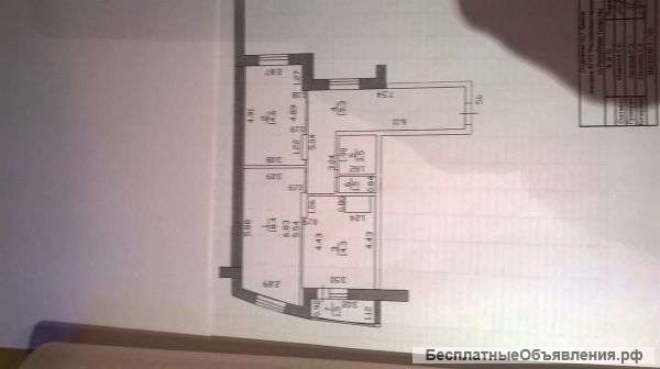 Квартира, 1 ком, 71 кв м, Павлюхина 102