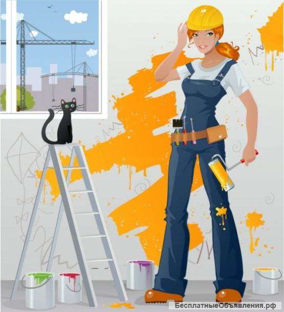 Ремонт под ключ(все виды работ)