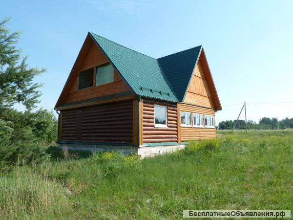 Хороший участок с домом и баней