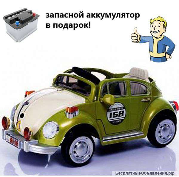 Машинка на аккумуляторе Фольксваген Жук