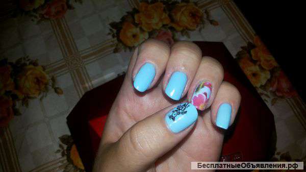 Аппаратный маникюр и педикюр, покрытие Shellac