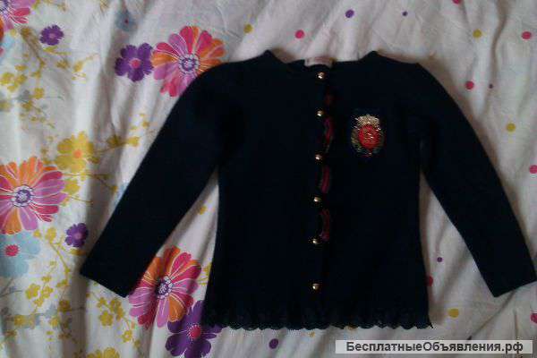 Модная кофточка для девочки 4 лет