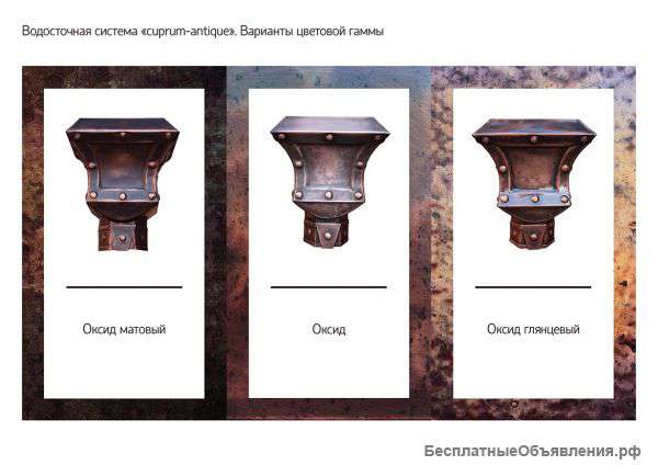 "Ден-Акс" эксклюзивные водосточные системы из меди