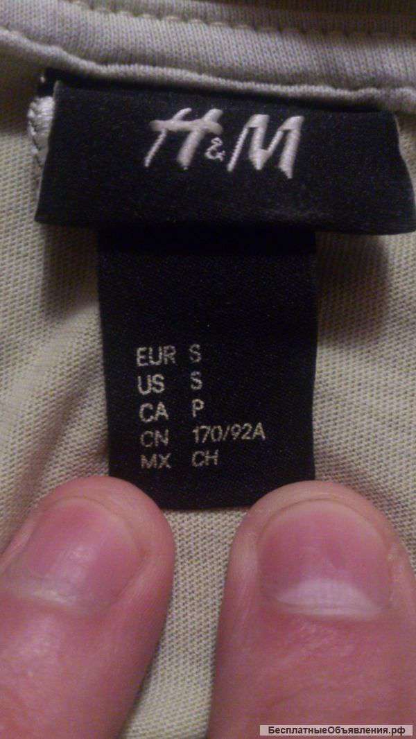 Мужскую майку H&M S