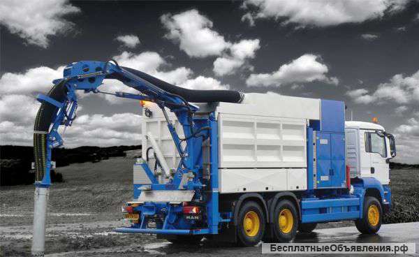 Экскаватор колесный вакуумно-всасывающий