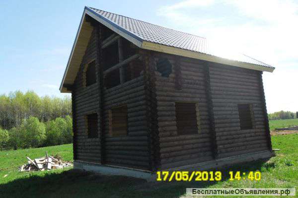 Дома из оцилиндрованного бревна