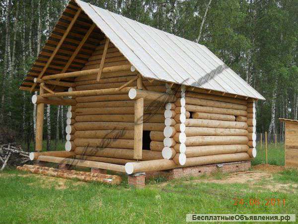 Изготовление срубов бань и домов