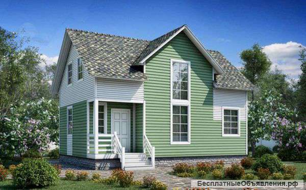 Дома коттеджи на заказ, привезем и построим из своего материала