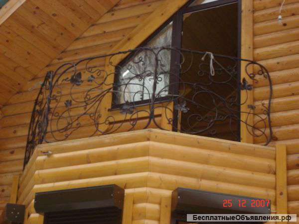 Декоративные кованные балконы