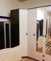 Шкаф "Оскар" угловой с зеркалом 230 см