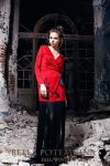Платье "Хиллари" красное, кутюр