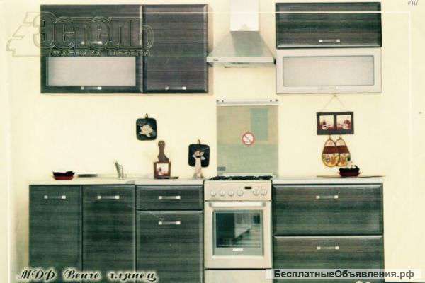 Мдф Венге глянец кухонный гарнитур на заказ